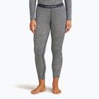Spodnie termoaktywne damskie icebreaker Merino 200 Oasis Flock Forms AOP midnight navy/snow