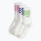 Skarpety Vans Classic Check Crew 3 pary pink fizz