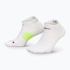Skarpety Nike Running Midweight No-Show white/volt/black