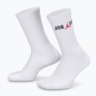 Skarpety Jordan Everyday Crew 1 para white/black/university red