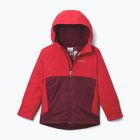 Kurtka narciarska dziecięca Columbia Alpine Action III Rich Wine melange/mountain red