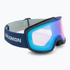 Gogle narciarskie Salomon Aksium 2.0 dress blue/ml light blue