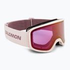 Gogle narciarskie Salomon Aksium 2.0 S heavenly pink/ml ruby
