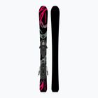 Narty zjazdowe dziecięce Salomon QST Jr Black XS + wiązania C5 GW black/neon punch