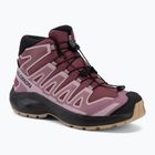 Buty turystyczne dziecięce Salomon XA Pro Mid Waterproof nocturne/dusky orchid