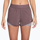 Spodenki do biegania damskie Nike Swift Mid-Rise 2in1 tattoo/light violet ore