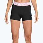 Spodenki damskie Nike Pro Mid-Rise Biker 3" black/pink foam/white