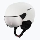 Kask narciarski dziecięcy HEAD Yuki Visor Jr marshmallow/silver/red