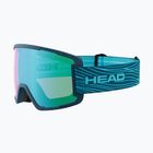 Gogle narciarskie HEAD Contex green/petrol