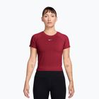 Koszulka treningowa damska Nike Pro Seamless tough red/white