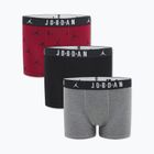 Bokserki dziecięce Jordan JHB Flight Cotton Essential 3 pary gym red