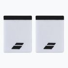 Frotki na nadgarstek Babolat Logo Jumbo Wristband 2 szt. white/black