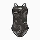 Strój kąpielowy jednoczęściowy dziecięcy arena Fireflow Lightdrop Back black/team black