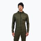 Bluza męska Rossignol Blackside Mix Full Zip Hoodie Fleece olive shadow