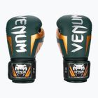 Rękawice bokserskie Venum Elite green/bronze/silver