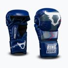 Rękawice sparingowe Venum Ringhorns Charger navy blue/red
