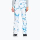 Spodnie snowboardowe damskie ROXY Chloe Kim azure blue clouds