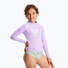 Longsleeve do pływania dziecięcy ROXY Whole Hearted crocus petal