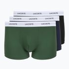 Bokserki męskie Lacoste 5H5150 3 pary black/green/navy blue