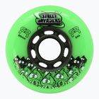 Kółka do rolek FR Skates Street Invaders Wheels 80mm/84A X4 green/black