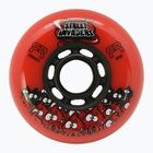 Kółka do rolek FR Skates Street Invaders Wheels 80mm/84A X4 red/black