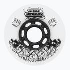 Kółka do rolek FR Skates Street Invaders Wheels 80mm/84A X4 white/black