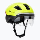 Kask rowerowy z kierunkowskazami ABUS Hyp-e Ace signal yellow