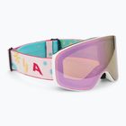 Gogle narciarskie dziecięce Alpina Fernie Q-Lite white/ flower matt/ rose