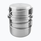 Zestaw naczyń turystycznych Tatonka Handle Mug 500 ml steel