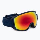Gogle narciarskie UVEX Topic navy matt/mirror rainbow rose