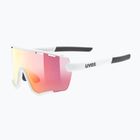 Okulary przeciwsłoneczne UVEX Sportstyle 236 Small Set white matt/mirror red/clear