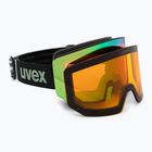 Gogle narciarskie UVEX Lace Attract FM black matt/mirror opal