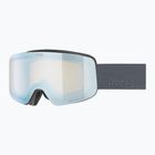 Gogle narciarskie dziecięce UVEX Pwdr FM Jr S2 black matt/mirror sapphire