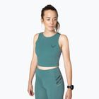 Koszulka do biegania damska DYNAFIT Trail Crop Top atlantic
