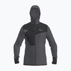 Bluza trekkingowa męska Salewa Puez 2 Dry Hood Fz black out melange/0910