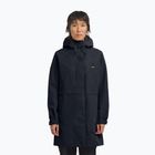 Płaszcz przeciwdeszczowy damski Jack Wolfskin Terraview 2L dark navy