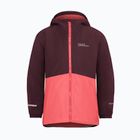 Kurtka 3w1 dziecięca Jack Wolfskin Iceland 3IN1 sunset coral