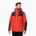 Kurtka 3w1 męska Jack Wolfskin Jasper 3in1 strong red