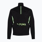 Bluza męska PUMA Fit Heritage Woven 1/2 Zip puma black/fizzy lime