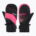 Rękawice narciarskie dziecięce ZIENER Luuki-Z Aquashield black/pop pink