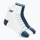Skarpety YONEX 19236 Quarter 3 pary navy/white/green