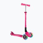 Hulajnoga trójkołowa dziecięca Globber Primo Foldable Lights fuchsia