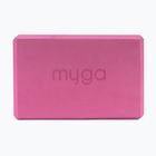 Kostka do jogi Myga Foam Block różowy