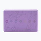 Kostka do jogi Myga Foam Block fioletowy