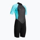 Pianka do pływania damska O'Neill Reactor-2 2 mm Back Zip Spring black/light aqua