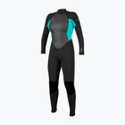 Pianka do pływania damska O'Neill Reactor-2 3/2 mm Back Zip Full black/light aqua