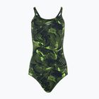 Strój pływacki jednoczęściowy damski Speedo Allover Fixed Crossback black/atomic lime