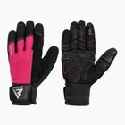 Rękawiczki treningowe RDX W1F Full Finger pink