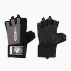Rękawiczki treningowe RDX Gym Workout W1 grey