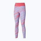Legginsy do biegania damskie Mizuno 7/8 Printed pastel lilac